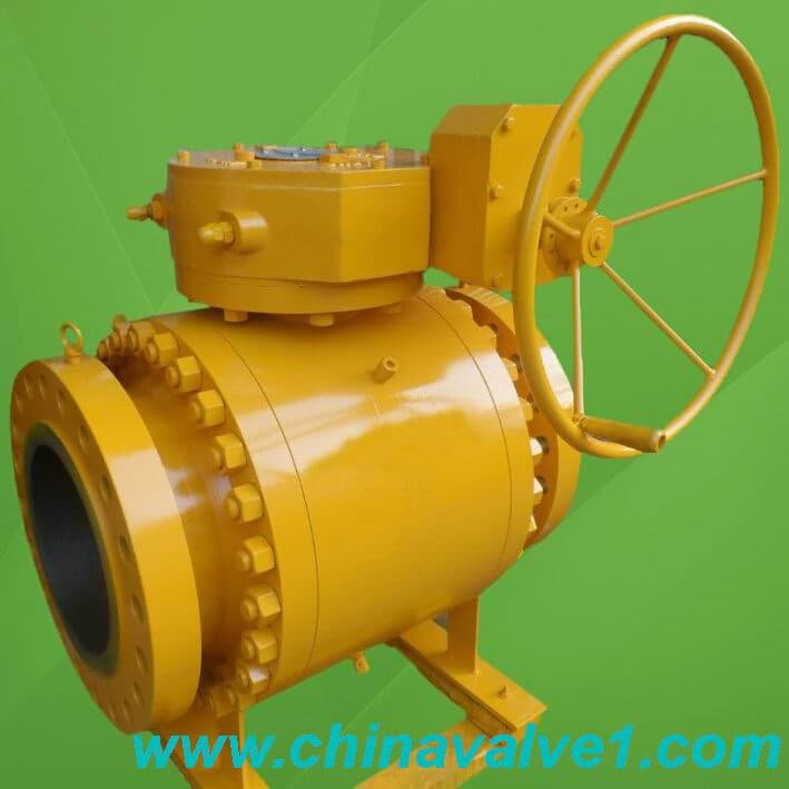 Cast Steel Trunnion mounted Ball Valve_forged_stainless